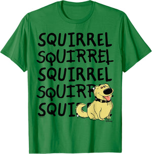 Up - Squirrel Doug T-Shirt - T-Shirt | Irish Green
