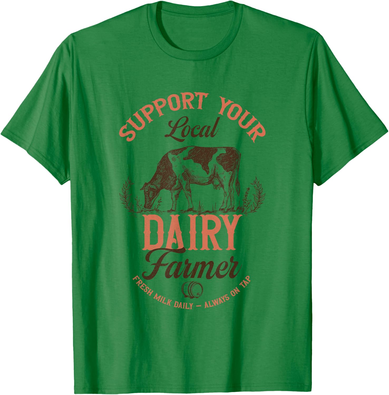 Funny Breast feeding Moms Saying New Moms Breastmilk On Tap T-Shirt - T-Shirt | Irish Green
