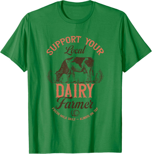 Funny Breast feeding Moms Saying New Moms Breastmilk On Tap T-Shirt - T-Shirt | Irish Green
