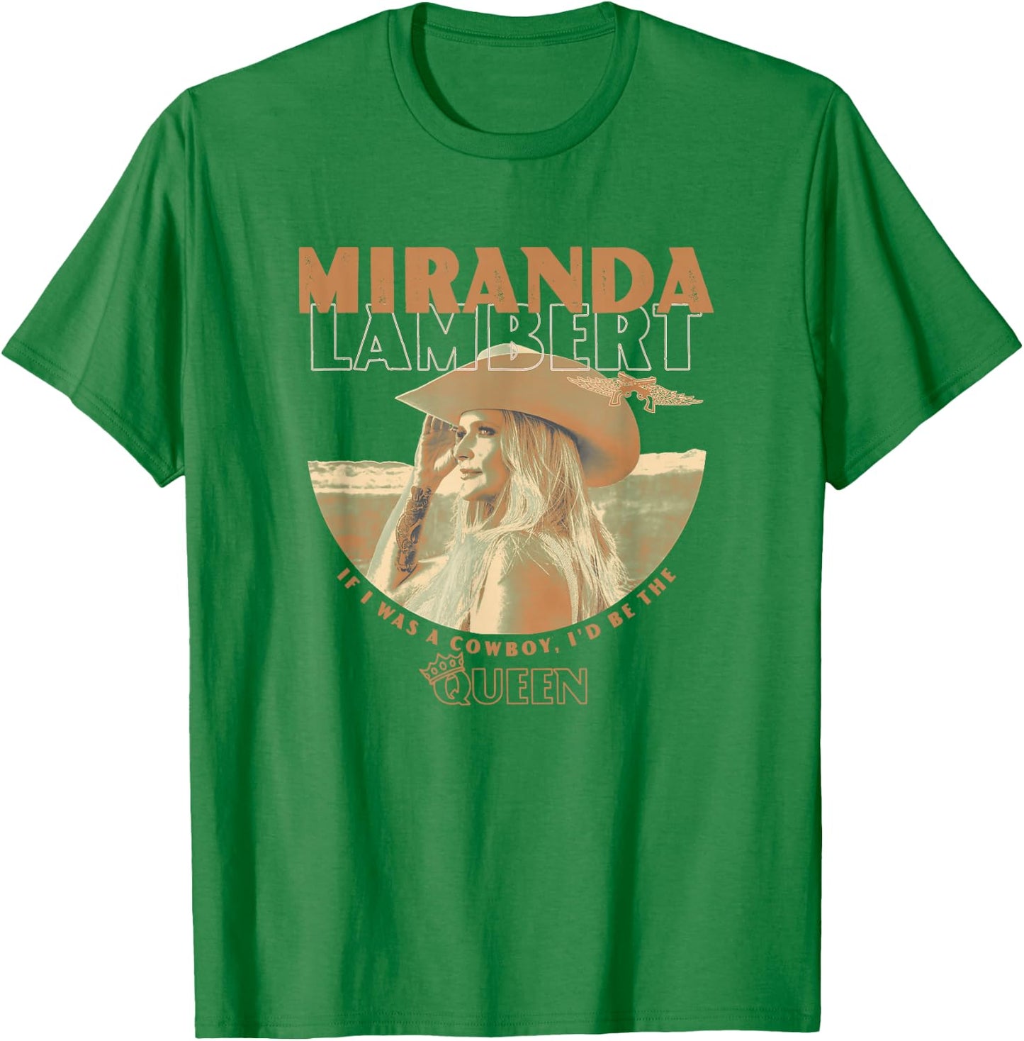 Miranda Lambert Cowboy T-Shirt - T-Shirt | Irish Green