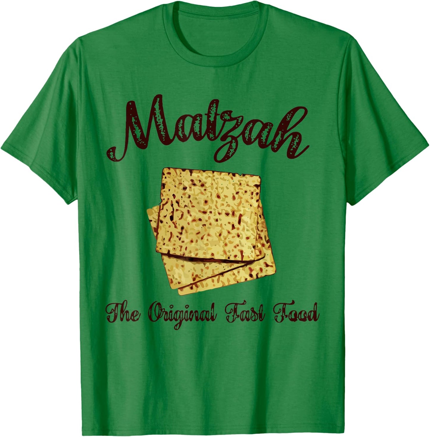 Matzah The Original Fast Food Matzo Ball T-Shirt - T-Shirt | Irish Green