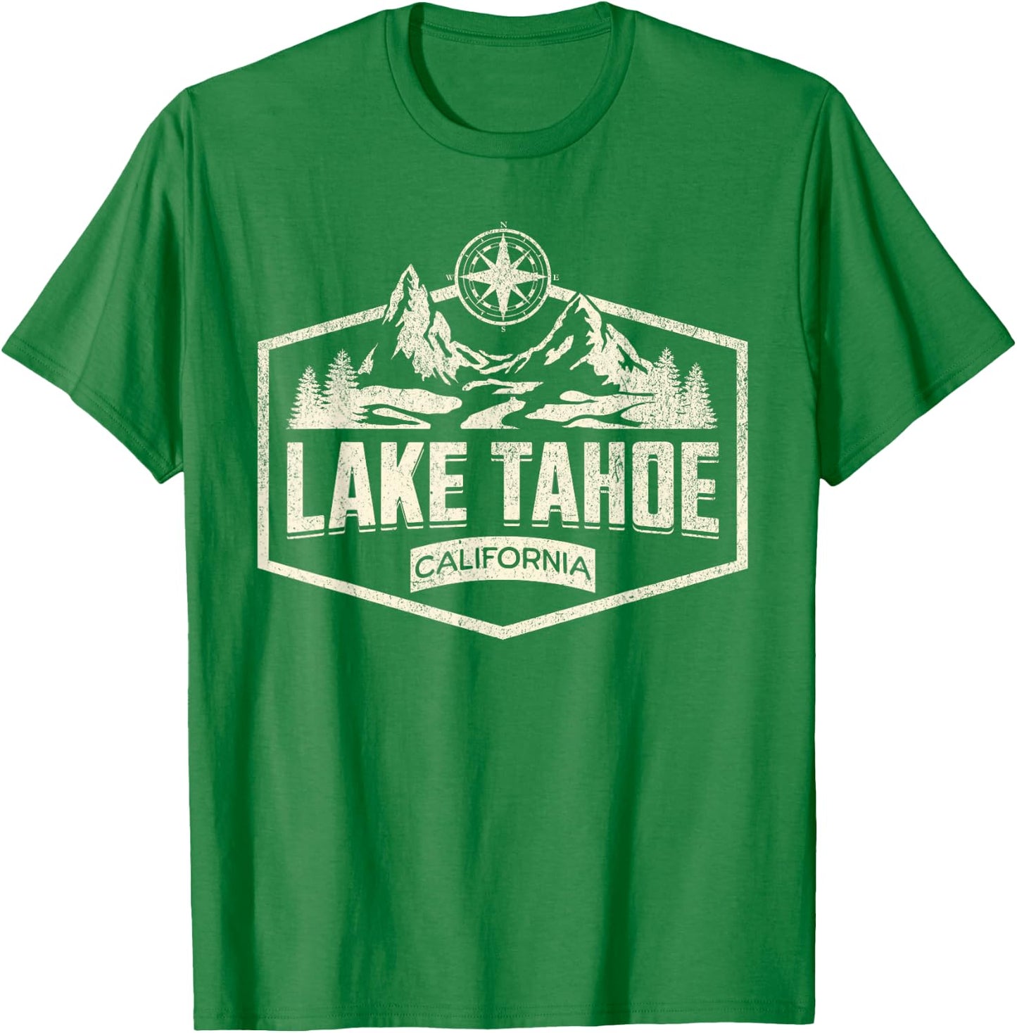 Lake Tahoe California T-Shirt - T-Shirt | Irish Green