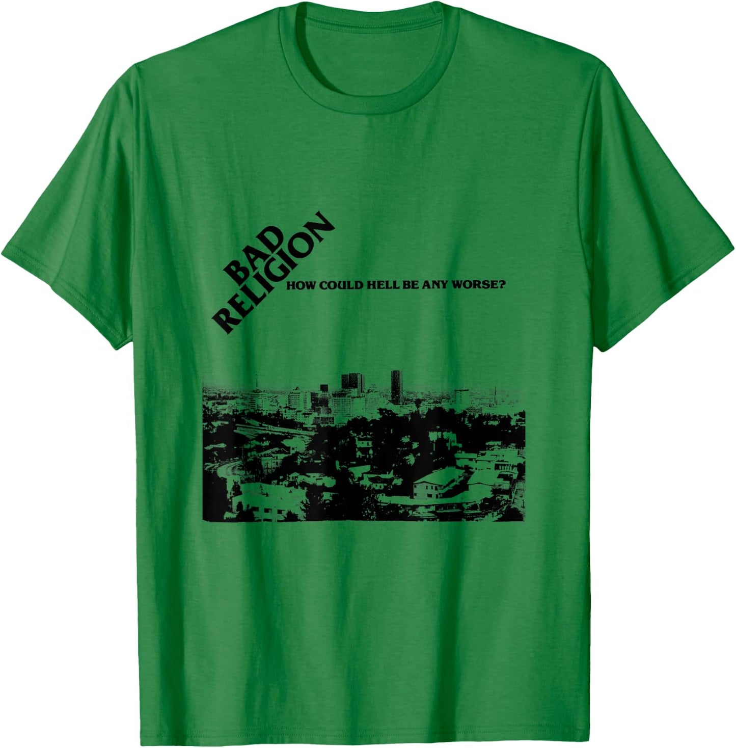Bad Religion - How Could Hell - Official Merchandise Small T-Shirt - T-Shirt | Irish Green