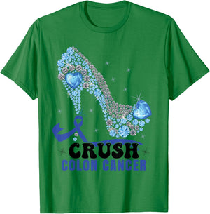 Women Colon Cancer T-Shirt - T-Shirt | Irish Green