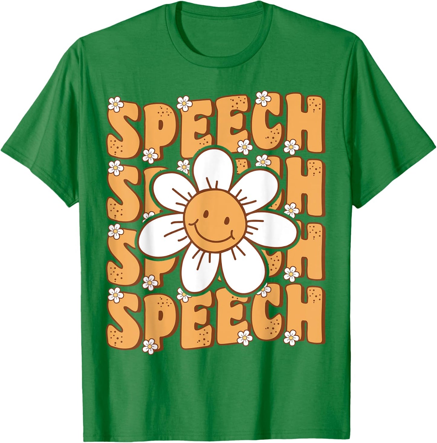 Groovy Retro Speech Language Pathologist Speech Therapist T-Shirt - T-Shirt | Irish Green