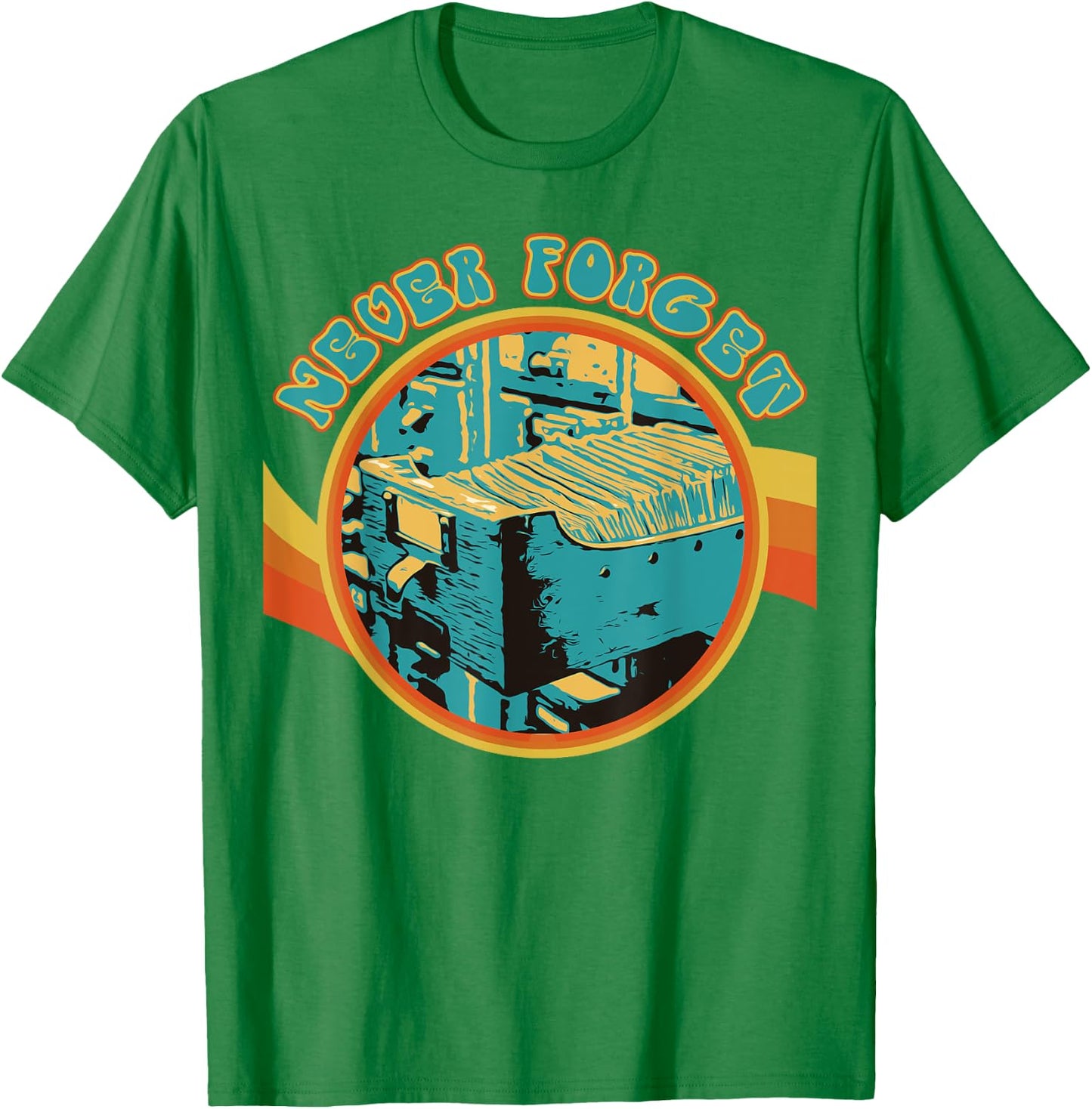 Never Forget The Dewey Decimal System Card Catalog Cabinet T-Shirt - T-Shirt | Irish Green