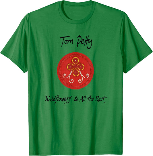 Tom Petty Wildflowers And All The Rest T-Shirt - T-Shirt | Irish Green