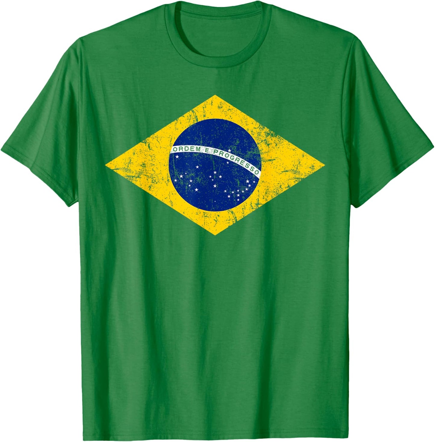 Brazil T Shirt Women Men Kids Brasil Brazilian Flag Green T-Shirt - T-Shirt | Irish Green