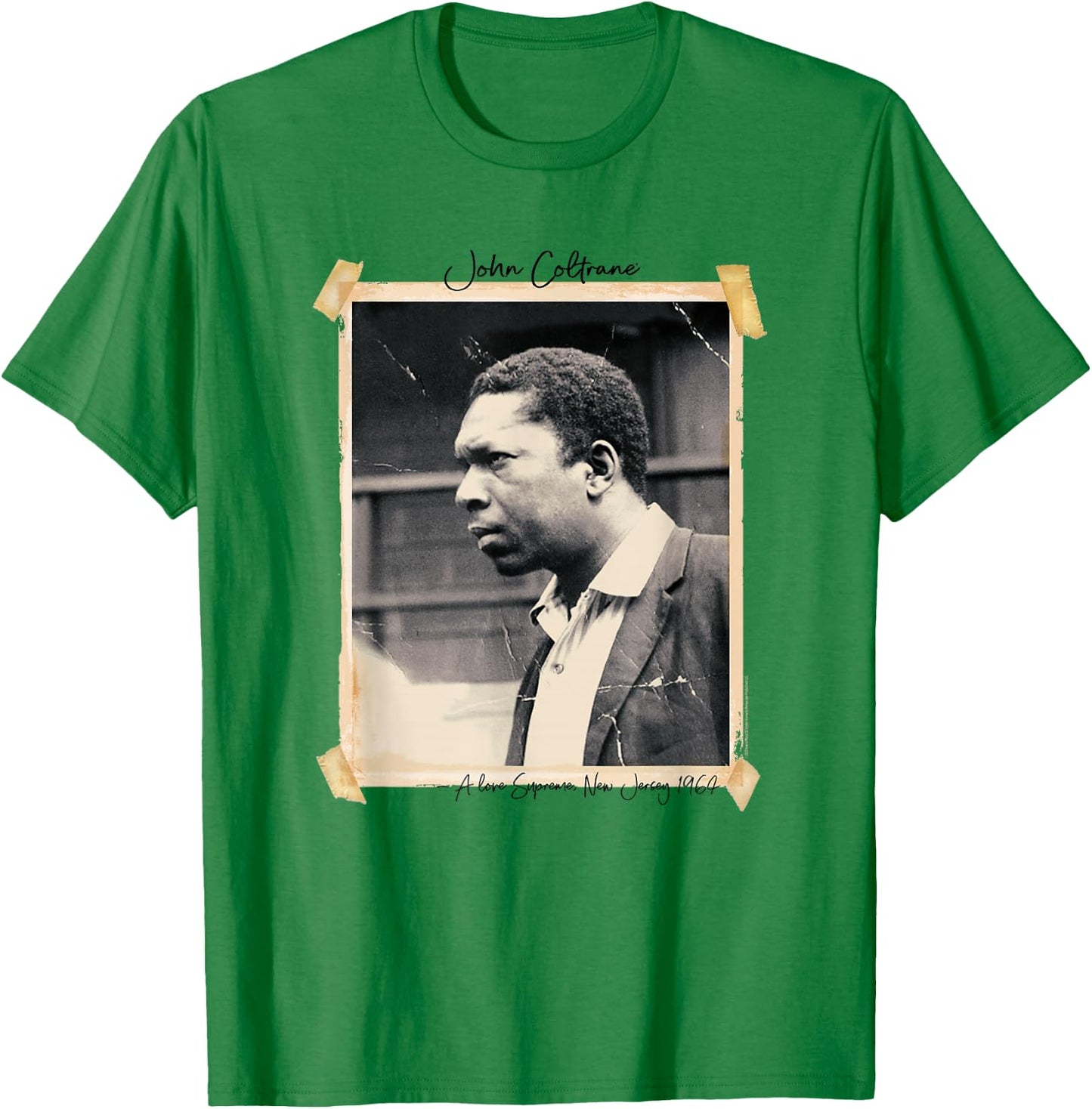 John Coltrane A Love Supreme New Jersey 1964 T-Shirt - T-Shirt | Irish Green