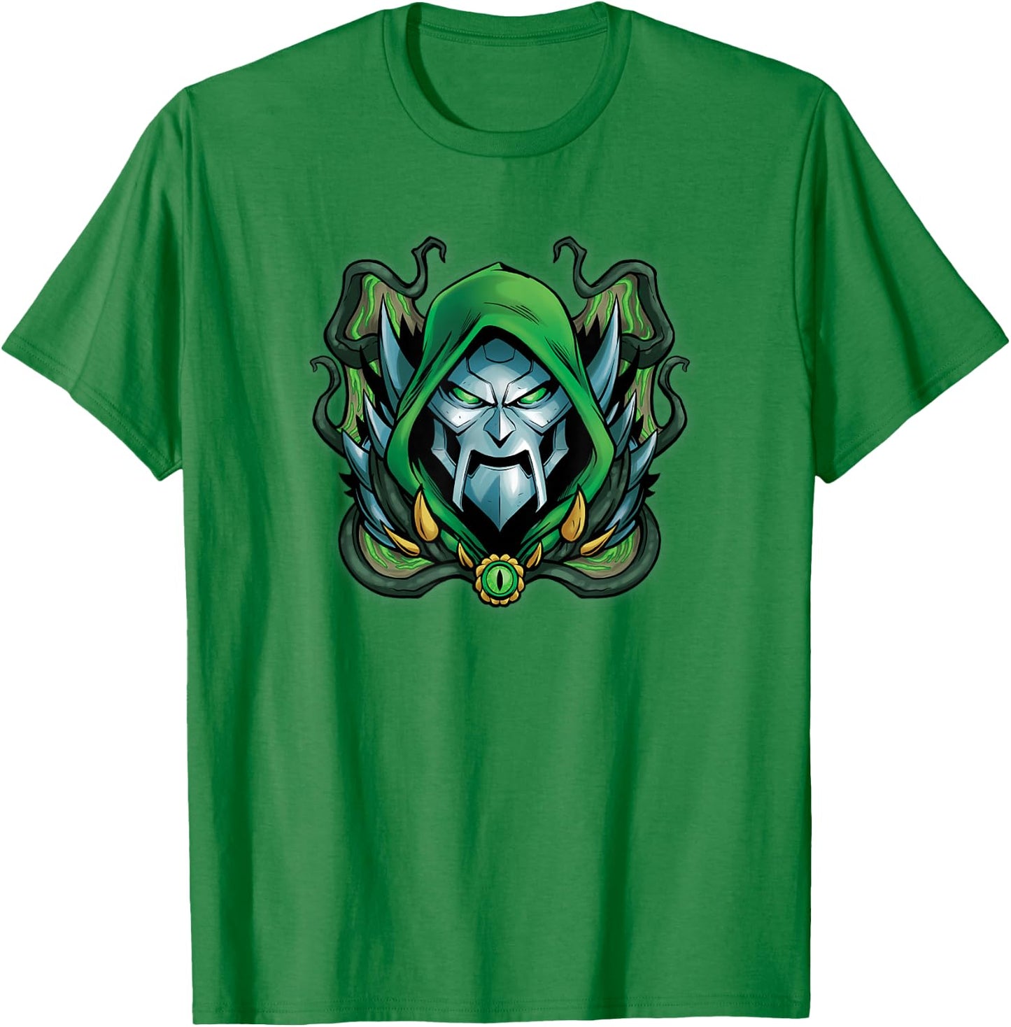 Marvel Mech Strike Doctor Doom Villainous Monster Eye T-Shirt - T-Shirt | Irish Green