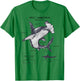 Great Hammerhead Anatomy Marine Biologist T-Shirt - T-Shirt | Irish Green