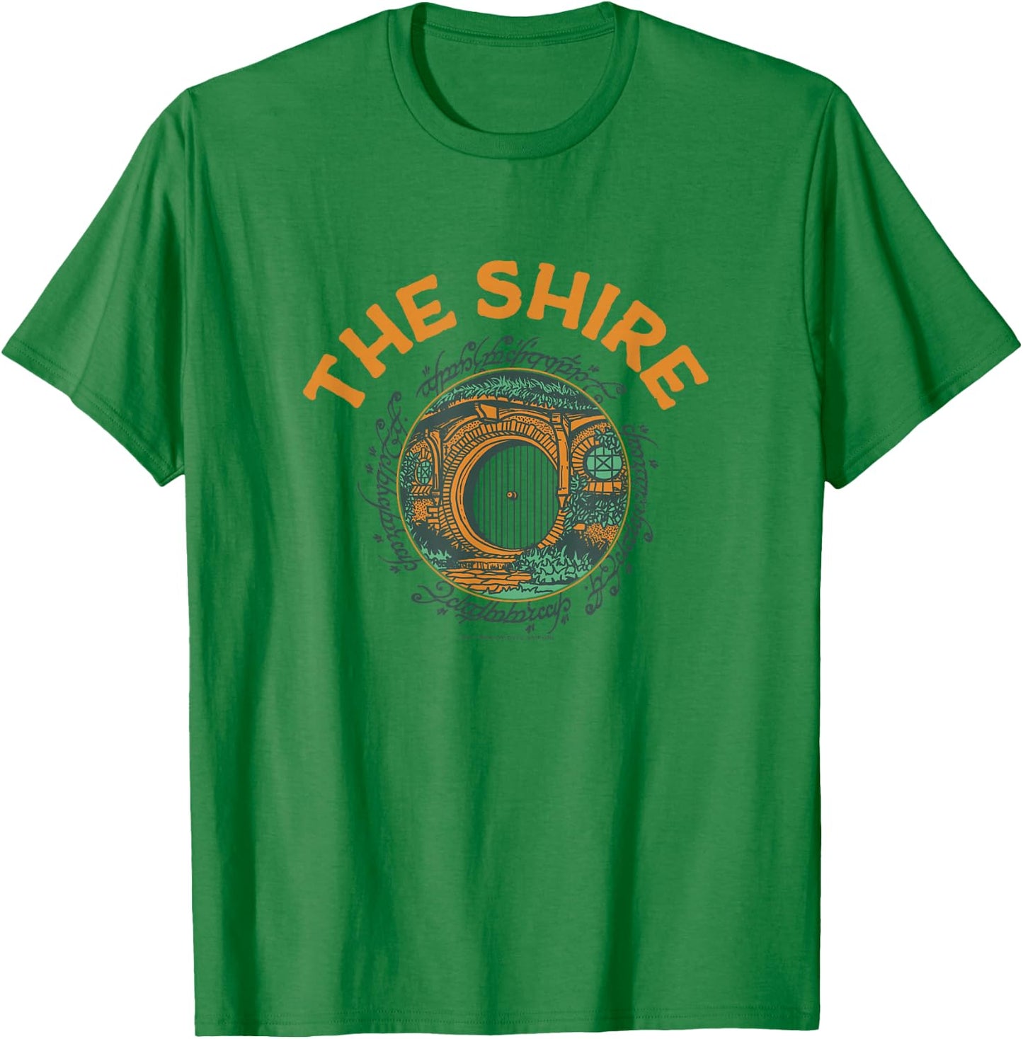 The Lord of the Rings The Shire Hobbit Hole Entrance T-Shirt - T-Shirt | Irish Green