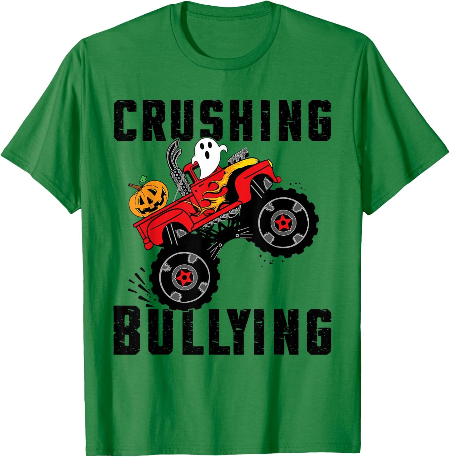 Crushing Bullying Unity Day Halloween Orange Kids Men Women T-Shirt - T-Shirt | Irish Green