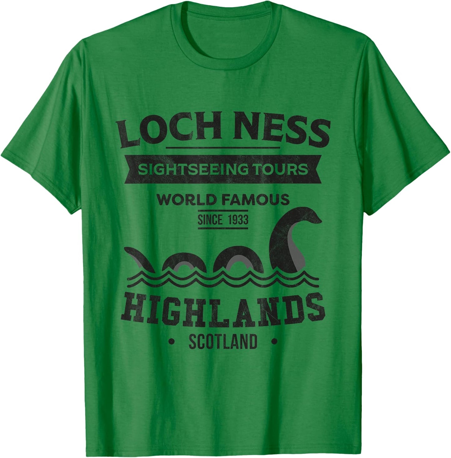 Loch Ness Sightseeing Tour T-Shirt - T-Shirt | Irish Green