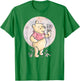 Winnie the Pooh - Floral Circle Pooh T-Shirt - T-Shirt | Irish Green