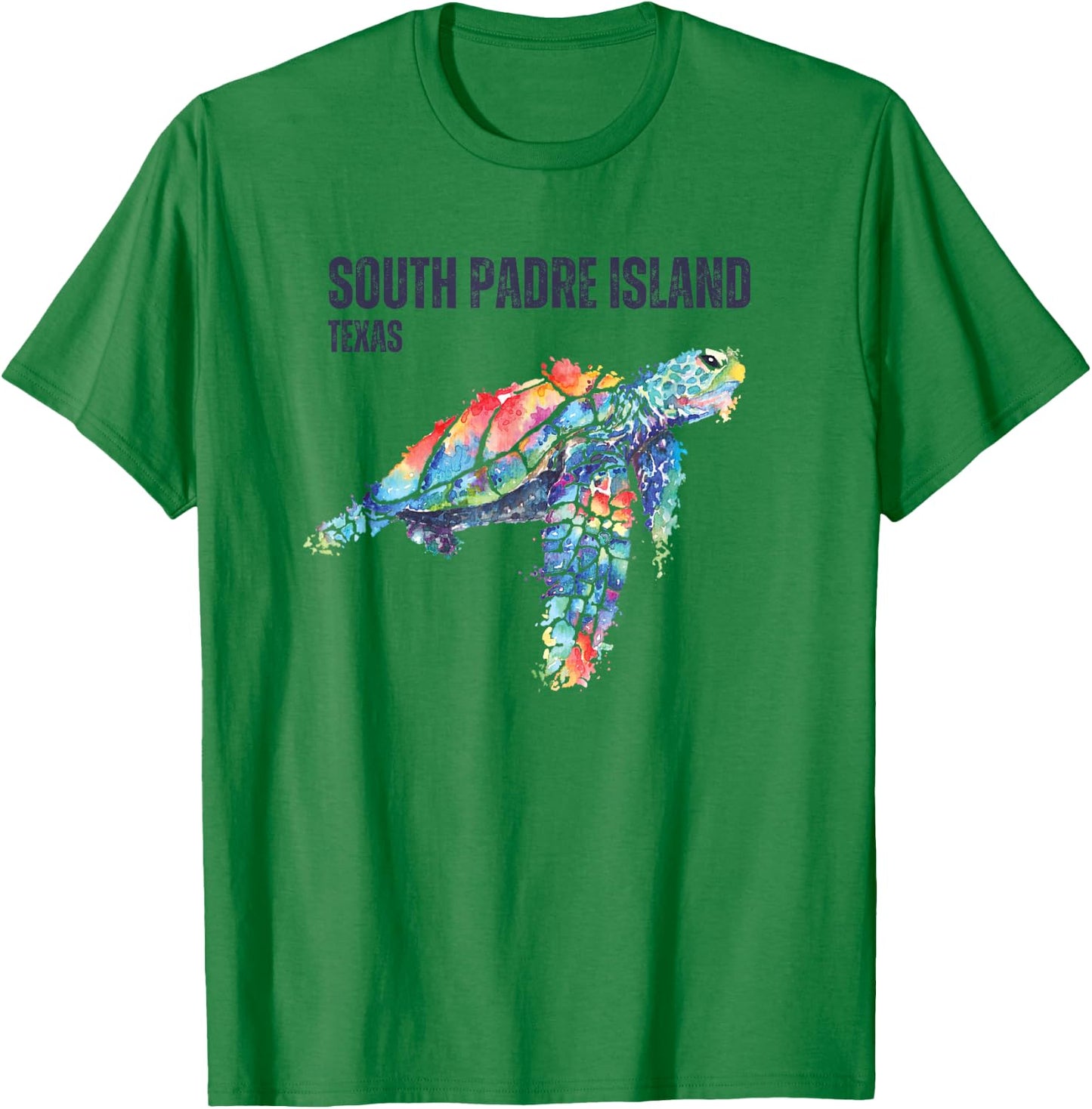 South Padre Island Texas South Padre Sea Turtle T-Shirt - T-Shirt | Irish Green