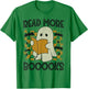Halloween Read More Books Funny Ghost Reading Book Halloween T-Shirt - T-Shirt | Irish Green