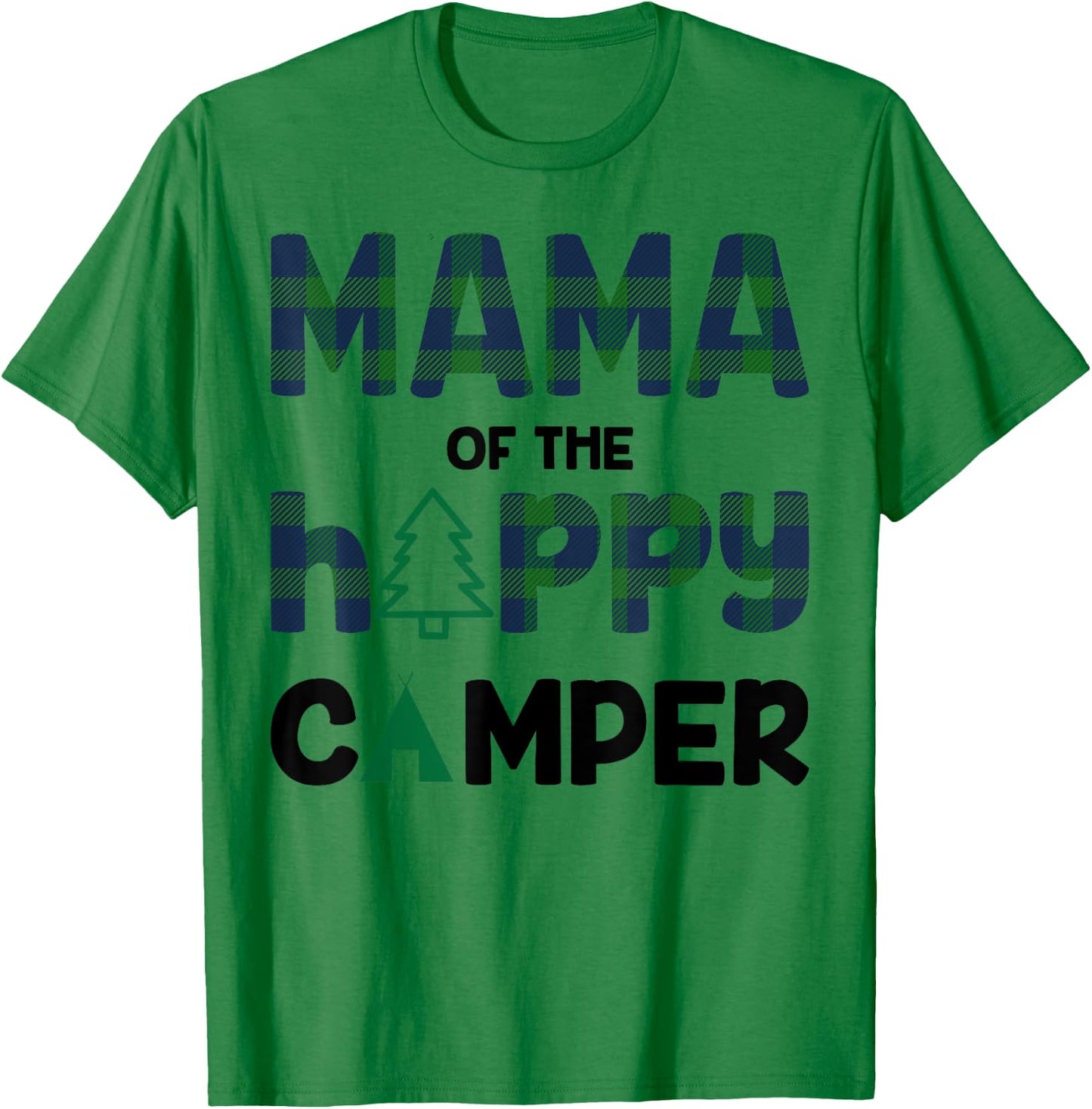 Mama of Happy Camper 1st Birthday Mama T-Shirt - T-Shirt | Irish Green