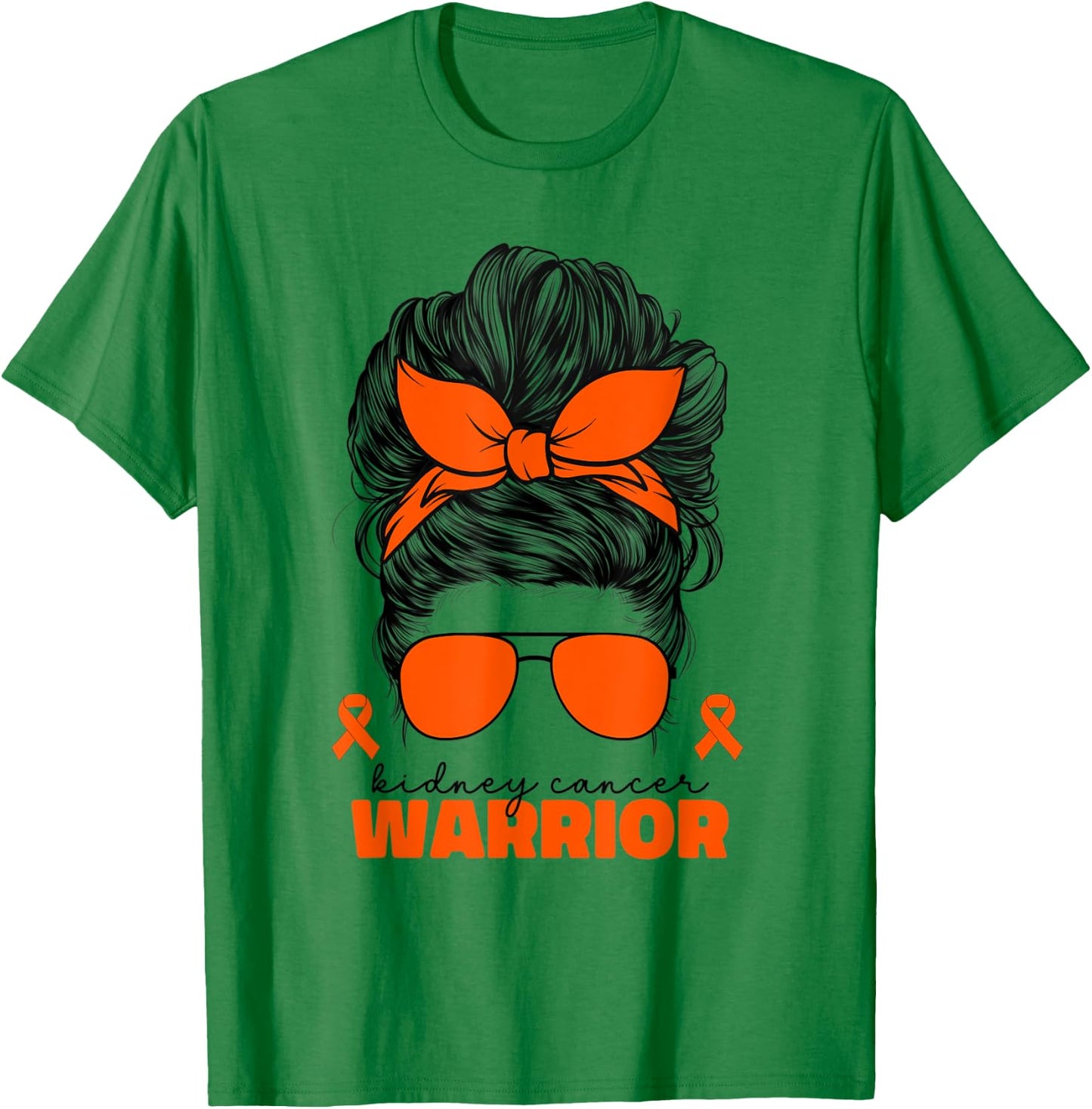 Kidney Cancer Warrior Ribbon Kidney Cancer Warrior T-Shirt - T-Shirt | Irish Green