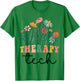 Groovy Wildflower Therapy Tech T-Shirt - T-Shirt | Irish Green