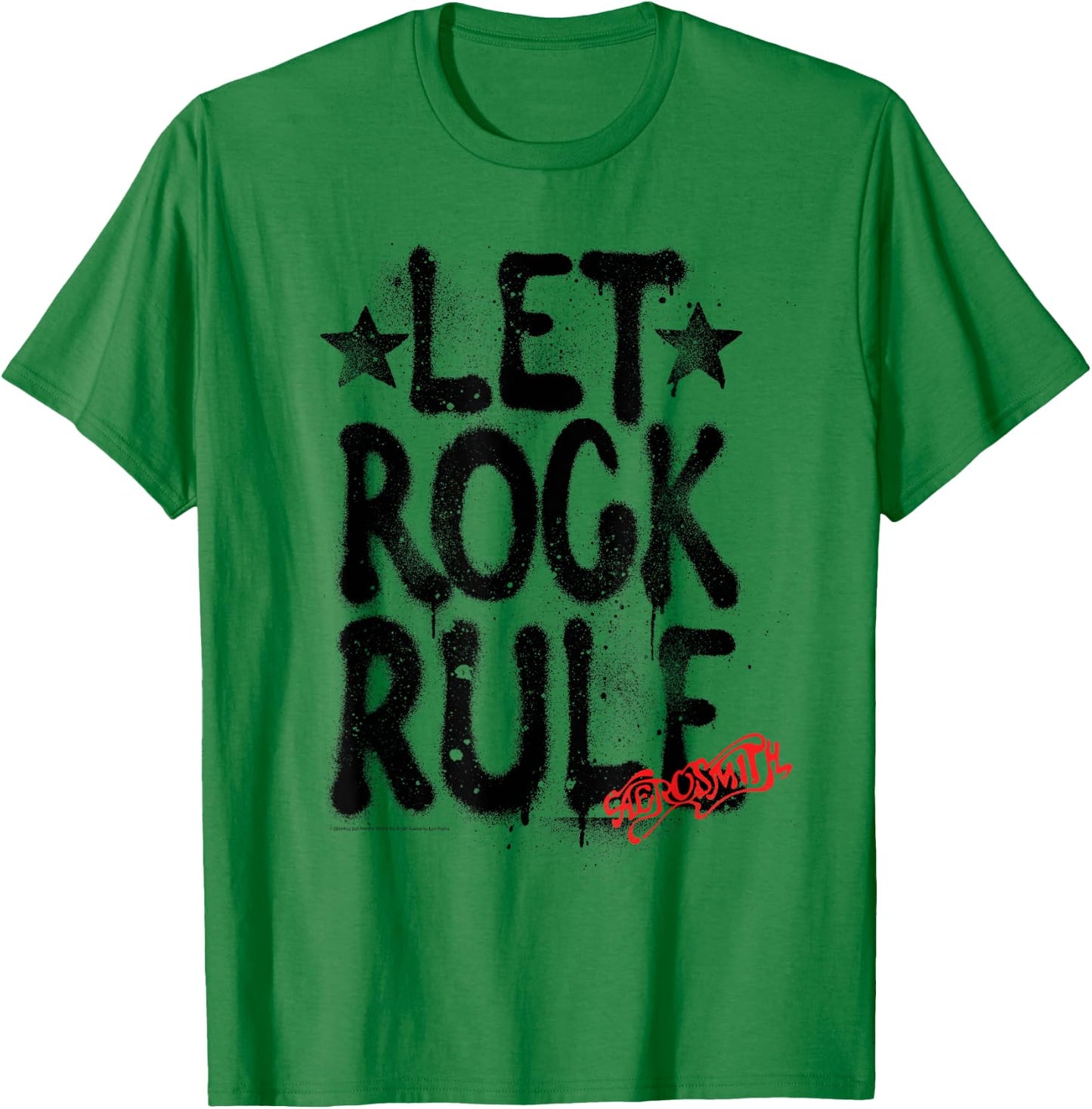 Aerosmith - Let Rock Rule T-Shirt - T-Shirt | Irish Green