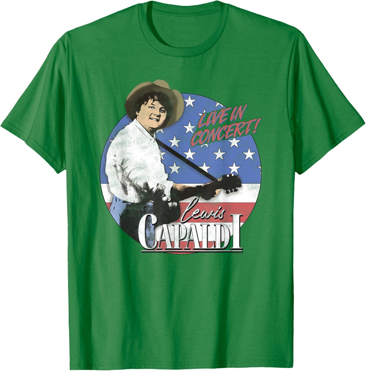 Lewis Capaldi – Americas Sweetheart New York T-Shirt - T-Shirt | Irish Green