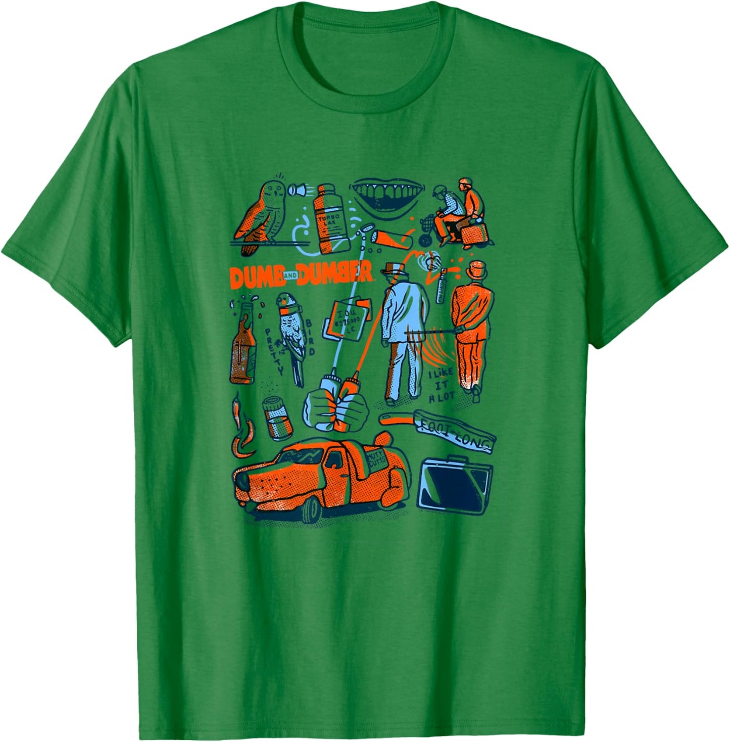 WB100 Dumb and Dumber Best Friend Moments & Icons T-Shirt - T-Shirt | Irish Green