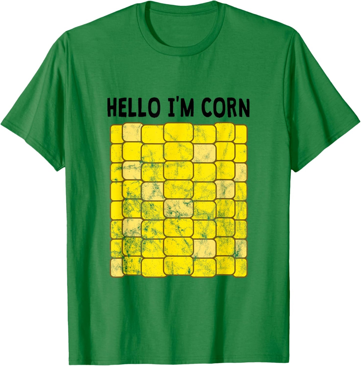 Corn Halloween Costume Funny Foodie Farmer T-Shirt - T-Shirt | Irish Green