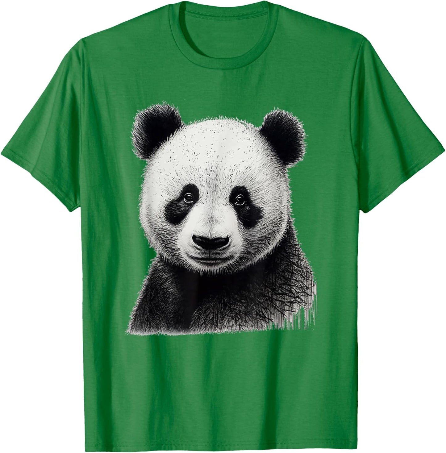 Panda Animal Lovers Animal Print T-Shirt - T-Shirt | Irish Green