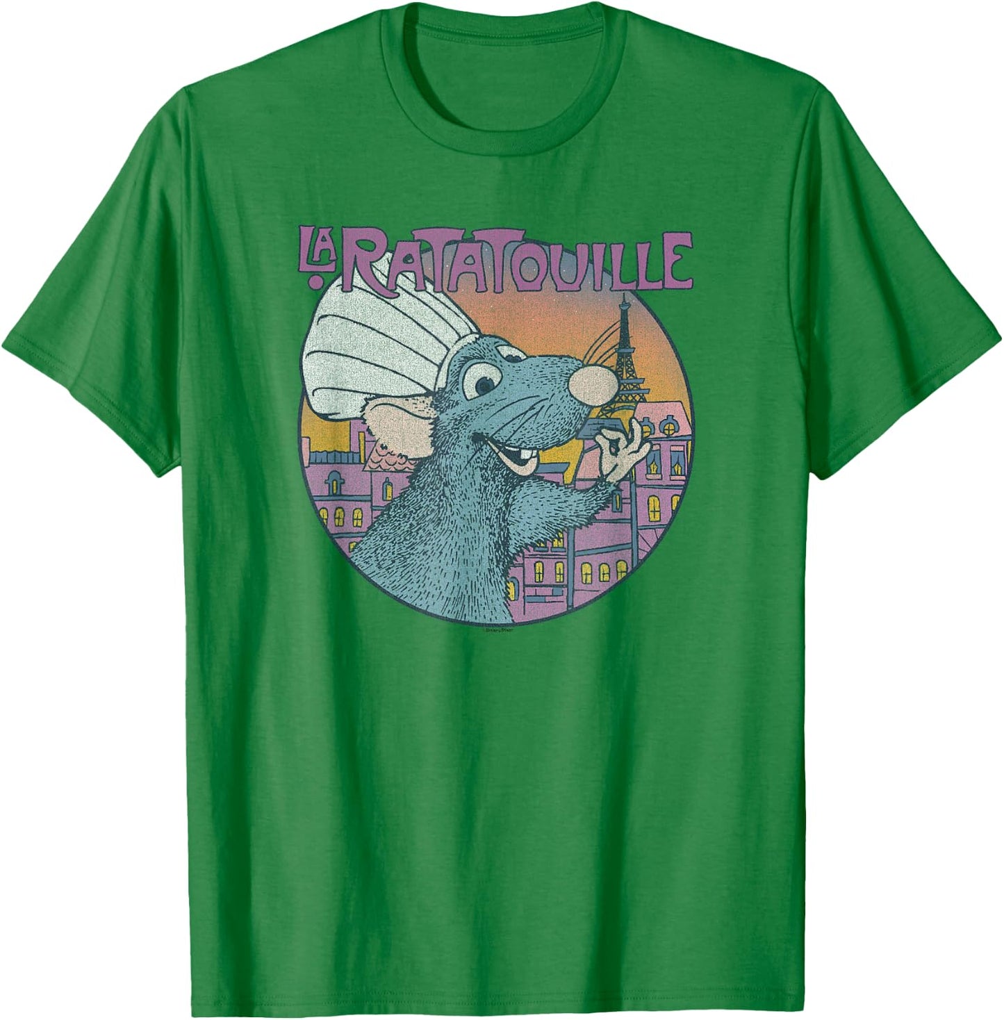 Disney Pixar Ratatouille Bon Appetit Circle Sign Small T-Shirt - T-Shirt | Irish Green