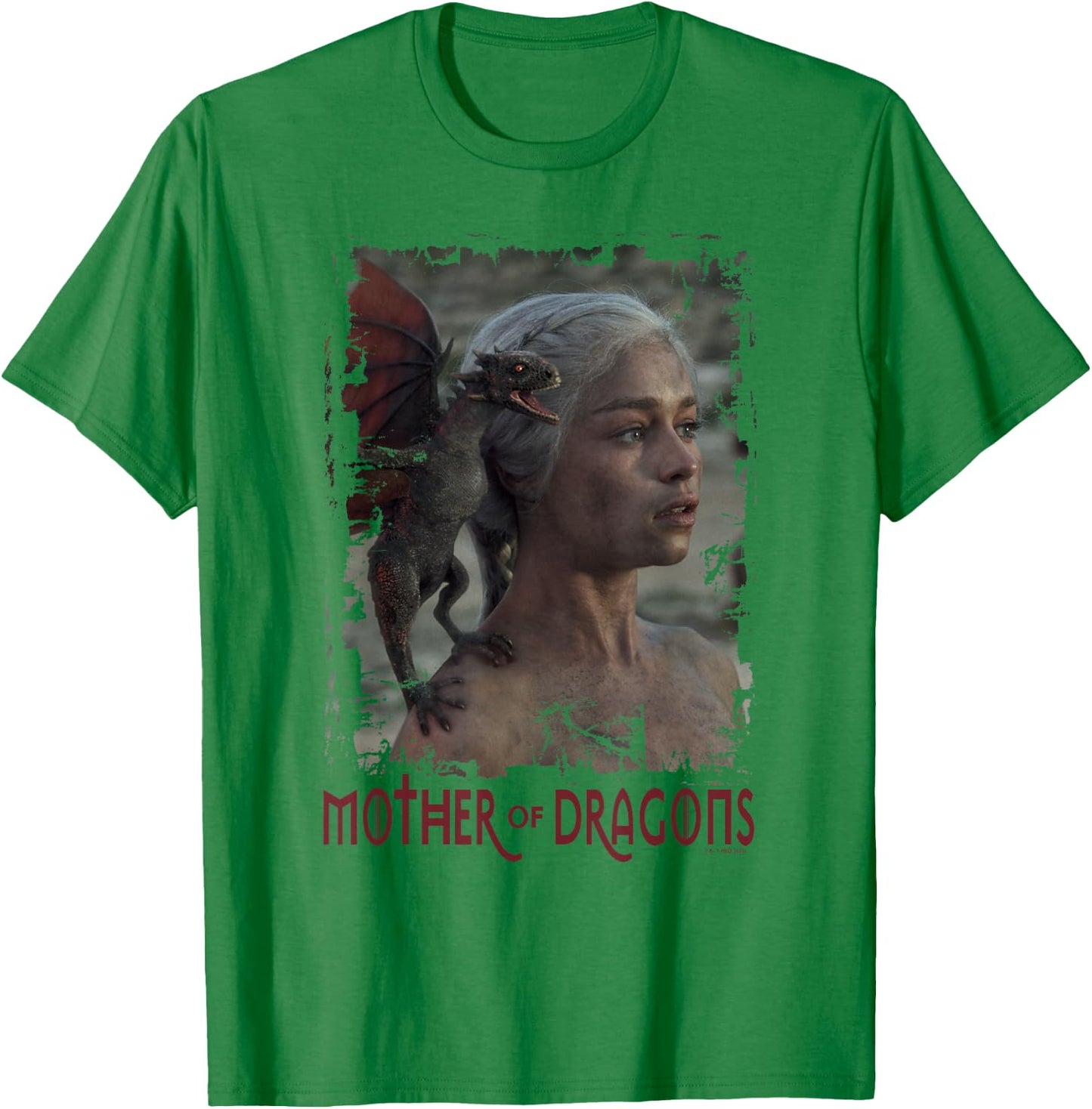 Game Of Thrones Daenerys Targaryen Mother Of Dragons T-Shirt - T-Shirt | Irish Green