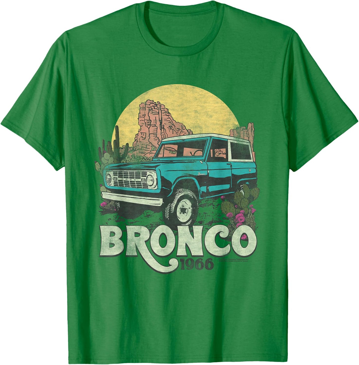 Ford Bronco Desert Ride T-Shirt - T-Shirt | Irish Green