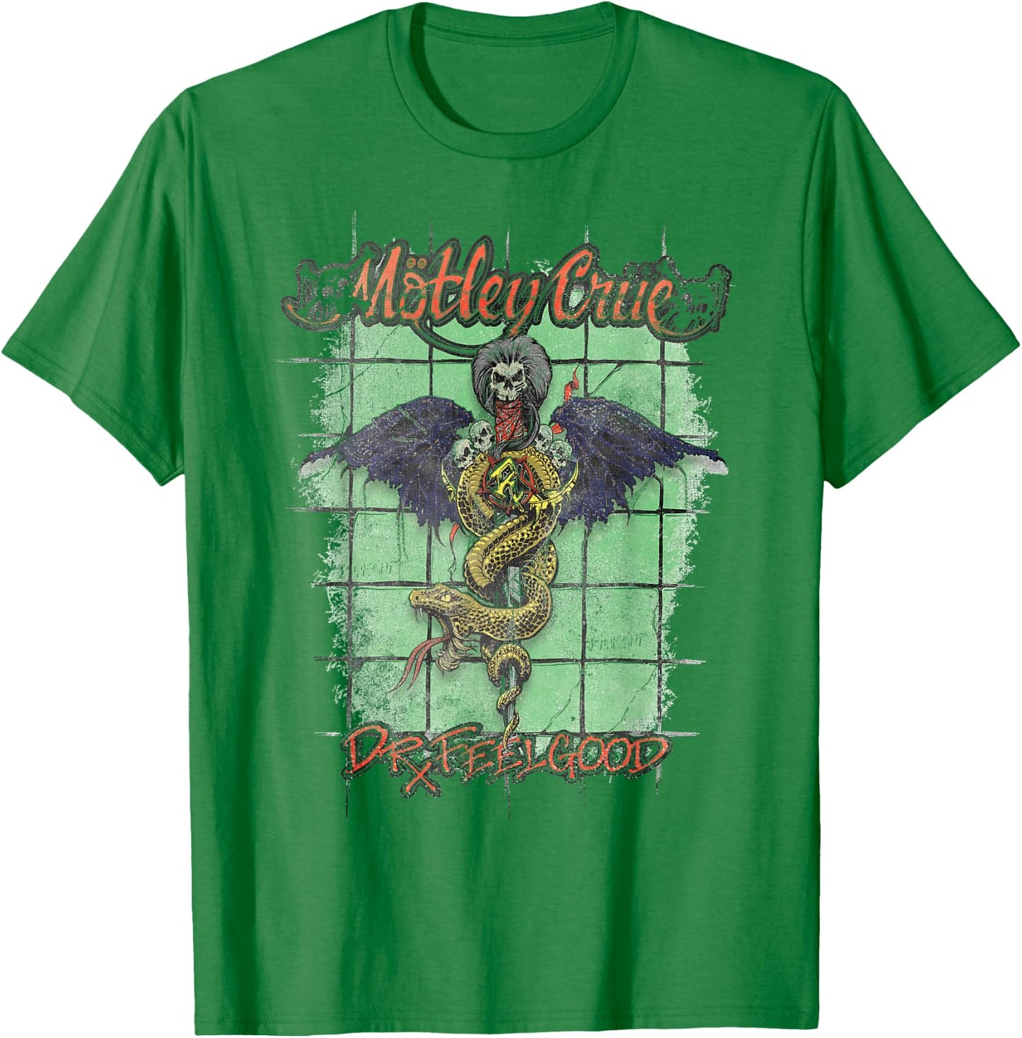 Mötley Crüe – Feel Good Redux T-Shirt - T-Shirt | Irish Green