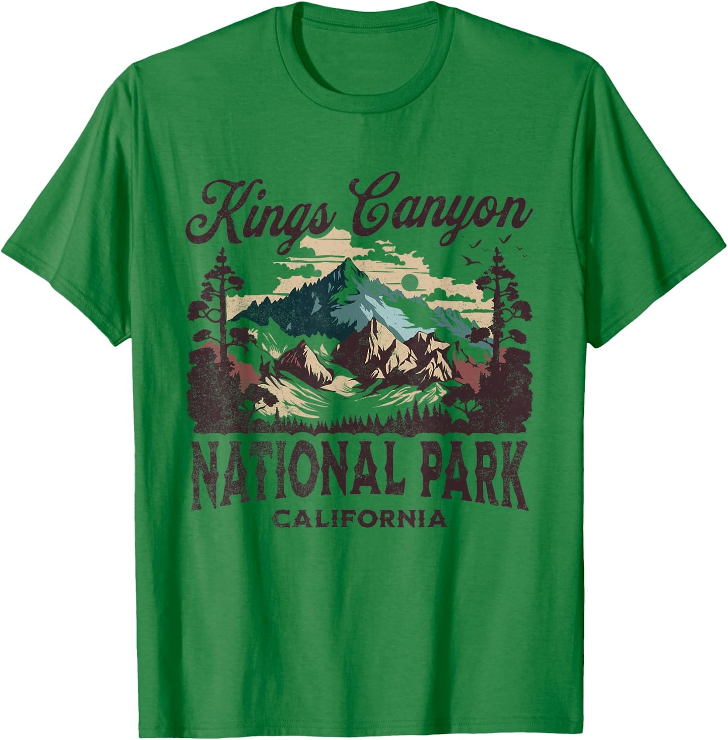 Kings Canyon National Park T-Shirt - T-Shirt | Irish Green