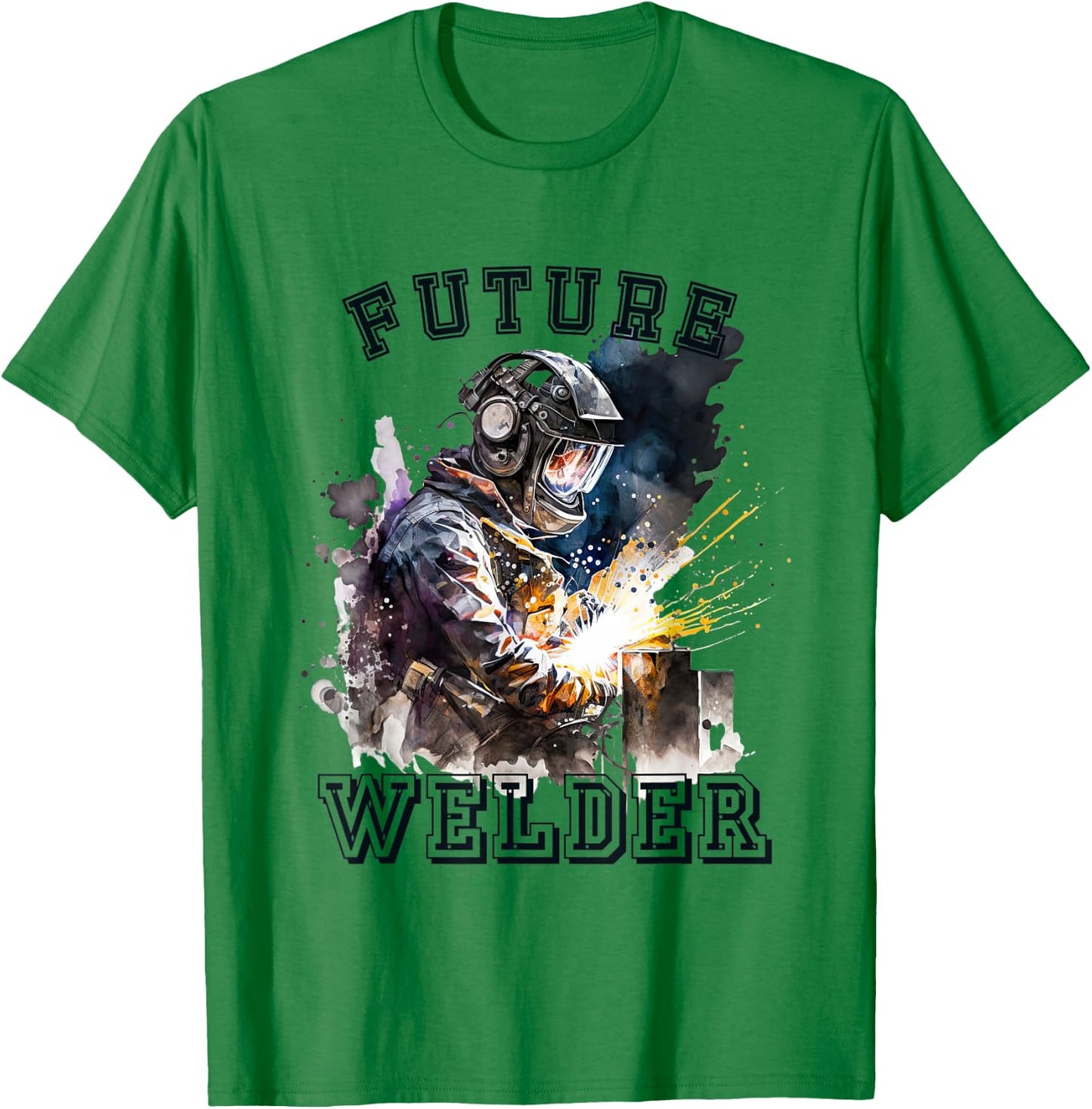 Future Welder Costume Welding Welder for Adults and Kids T-Shirt - T-Shirt | Irish Green