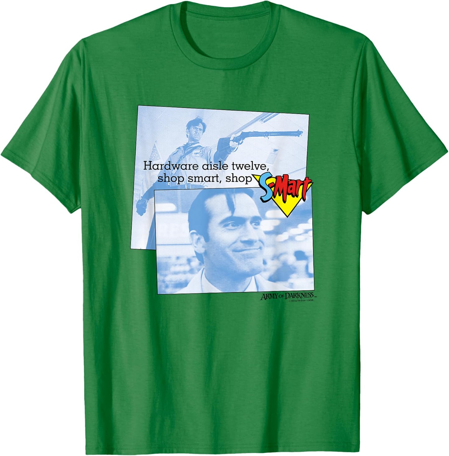 Army of Darkness Shop S Mart T-Shirt - T-Shirt | Irish Green