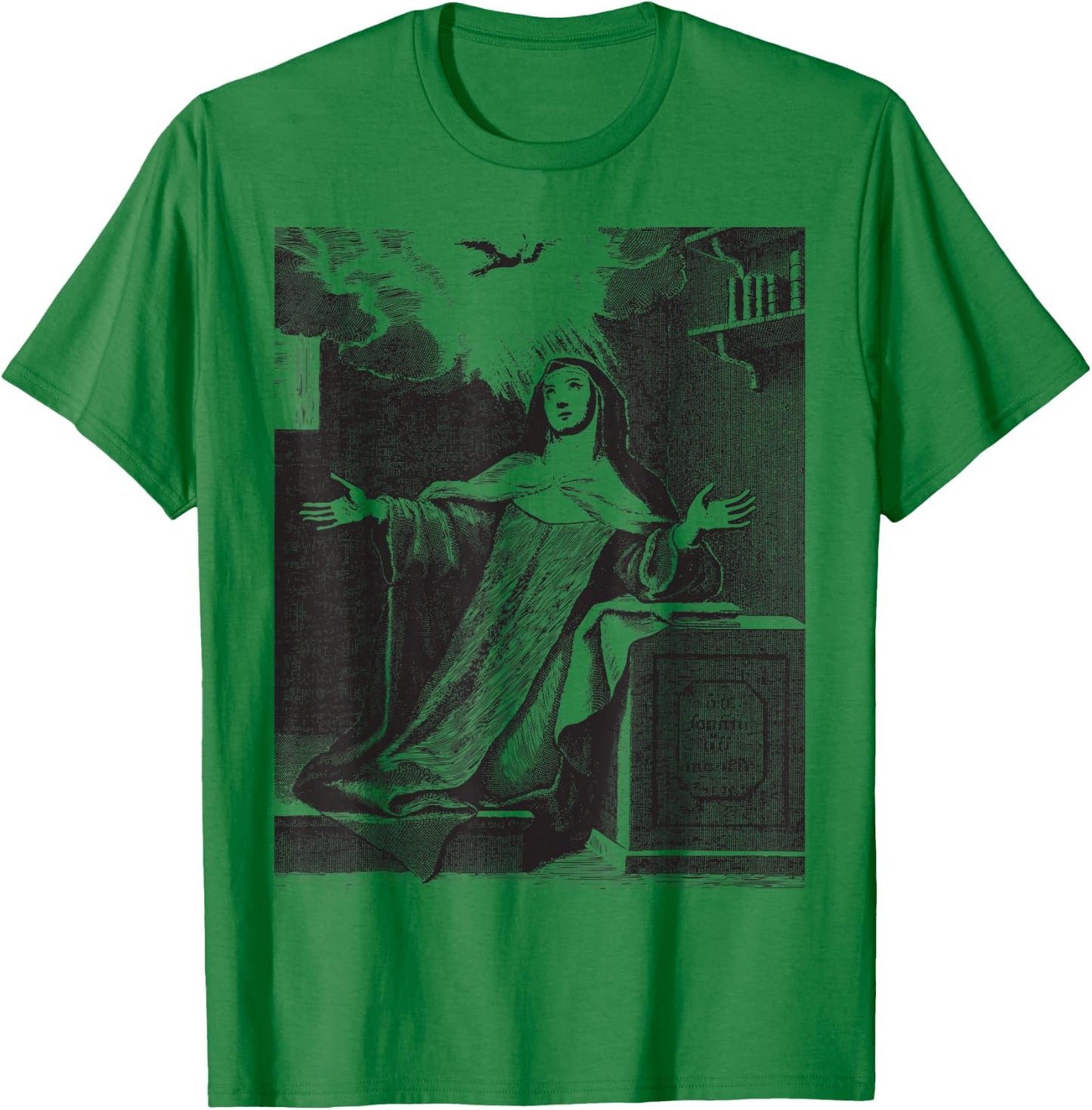 St Teresa of Avila Interior Castle Catholic Patron Saint T-Shirt - T-Shirt | Irish Green