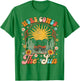 Here Comes The Sun Summer Vibes Summertime Vacation Groovy Women T-Shirt - T-Shirt | Irish Green
