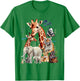 Jungle Animal Wildlife Safari Forest Zoo Theme Wild Animals T-Shirt - T-Shirt | Irish Green