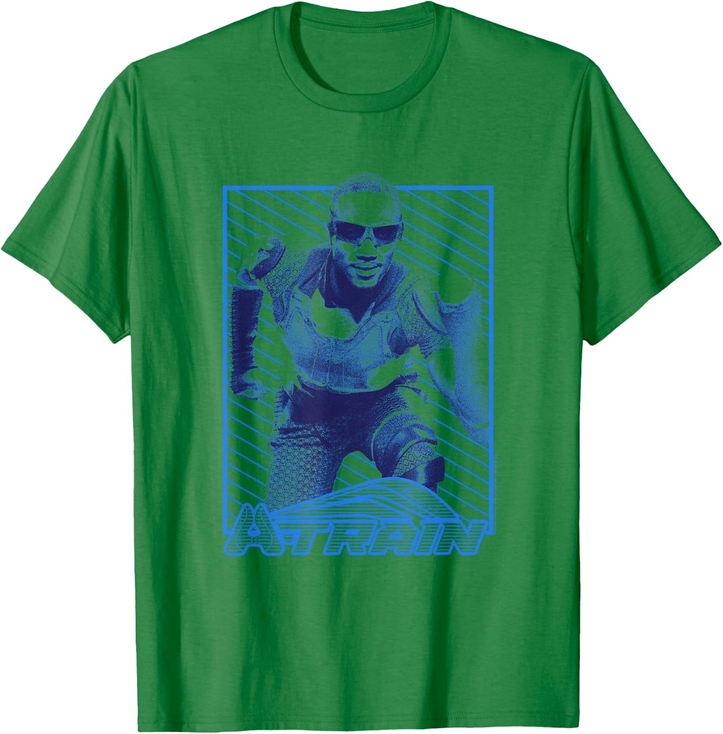 The Boys A-Train Supe Character Pose T-Shirt - T-Shirt | Irish Green