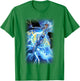 Marvel X-Men Storm & Iceman Epic Distressed Poster T-Shirt - T-Shirt | Irish Green
