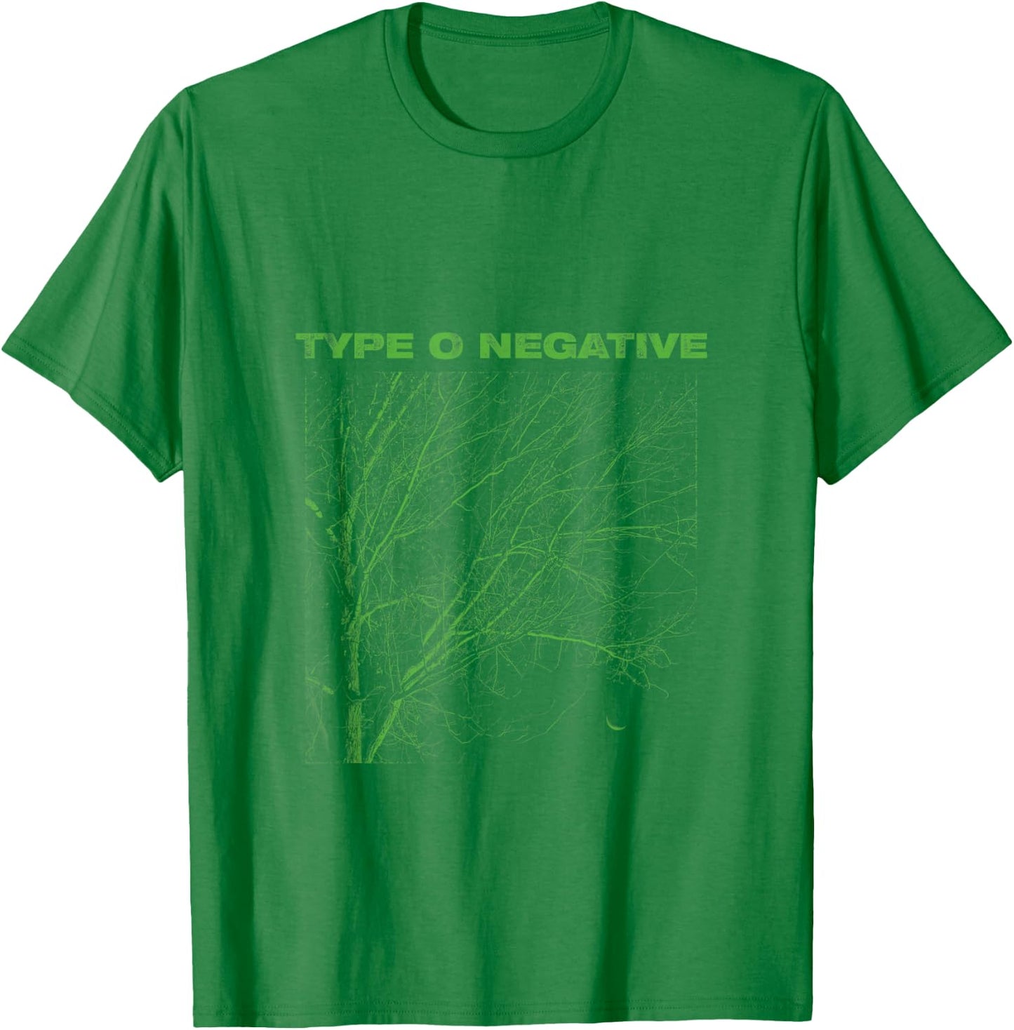Type O Negative Tree White T-Shirt - T-Shirt | Irish Green