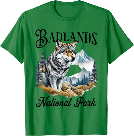 Badlands National Park T-Shirt - T-Shirt | Irish Green