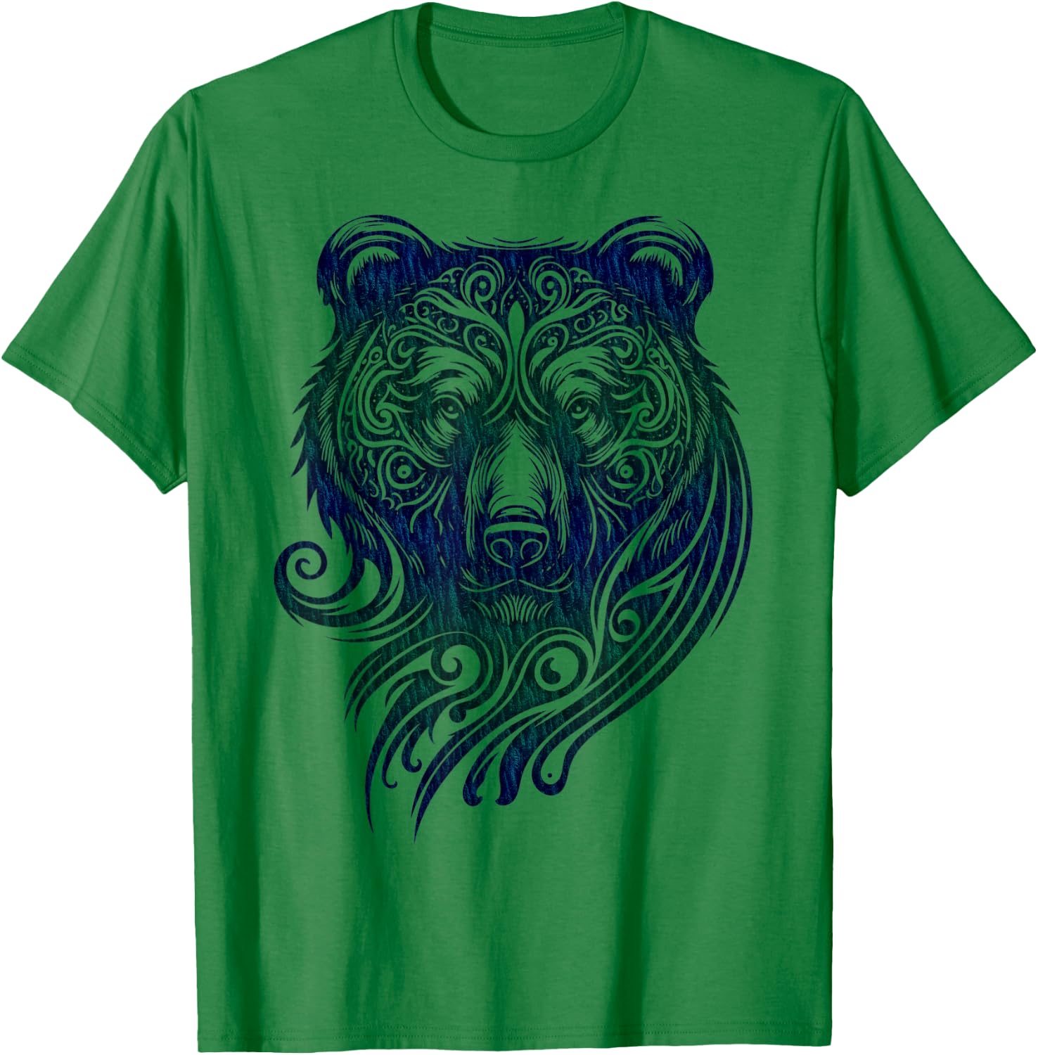 Bear Grizzly Nordic Indian Celtic Mythology Wild Animal Fan T-Shirt - T-Shirt | Irish Green