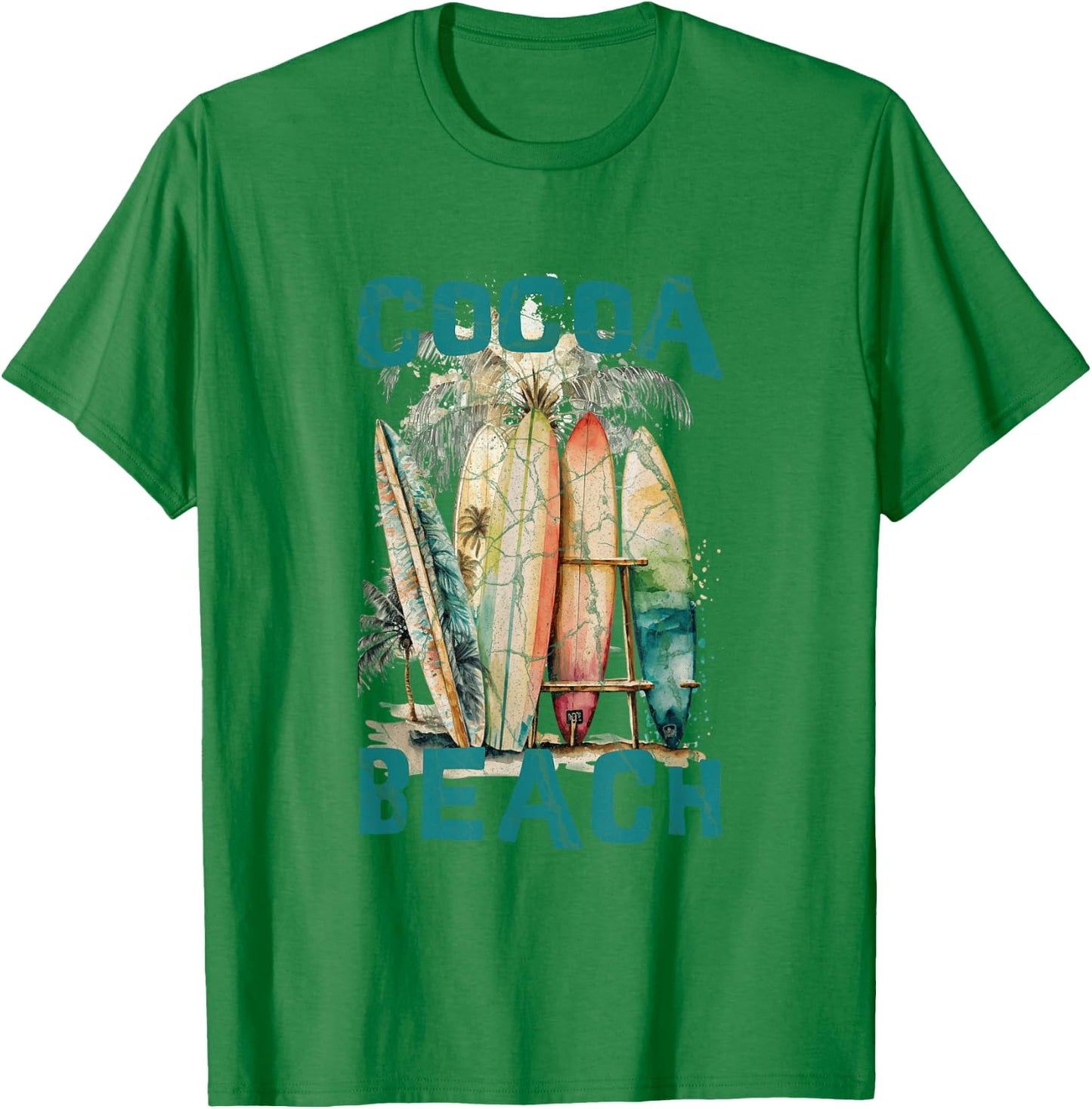 Cocoa Beach Florida T-Shirt - T-Shirt | Irish Green