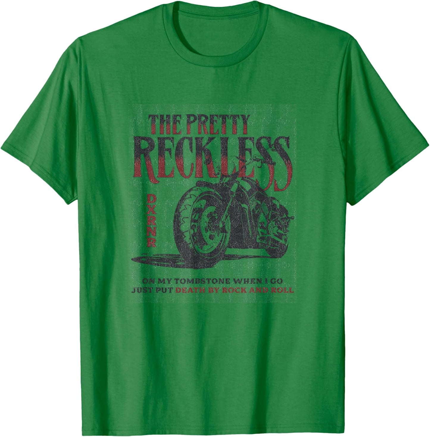 The Pretty Reckless - Motorcycle T-Shirt - T-Shirt | Irish Green