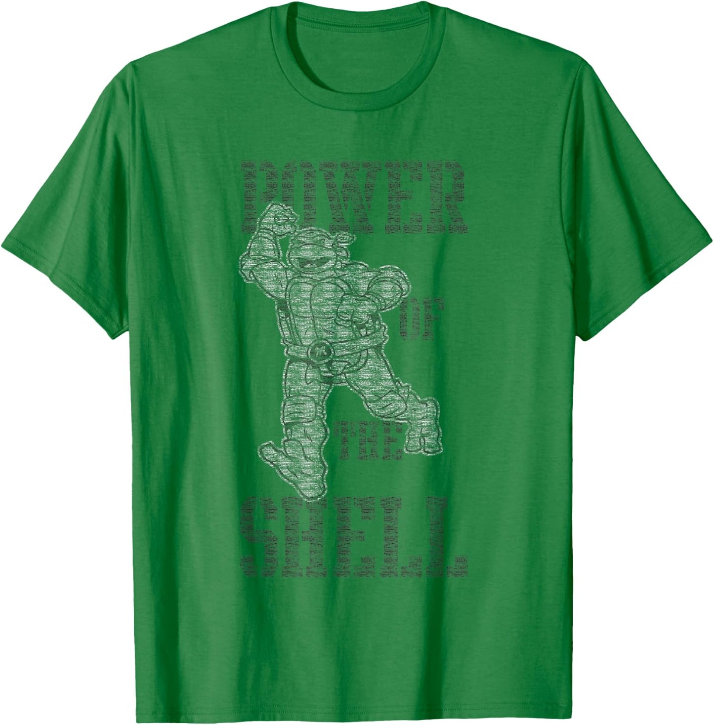 Teenage Mutant Ninja Turtles Power Of The Shell Michelangelo T-Shirt - T-Shirt | Irish Green