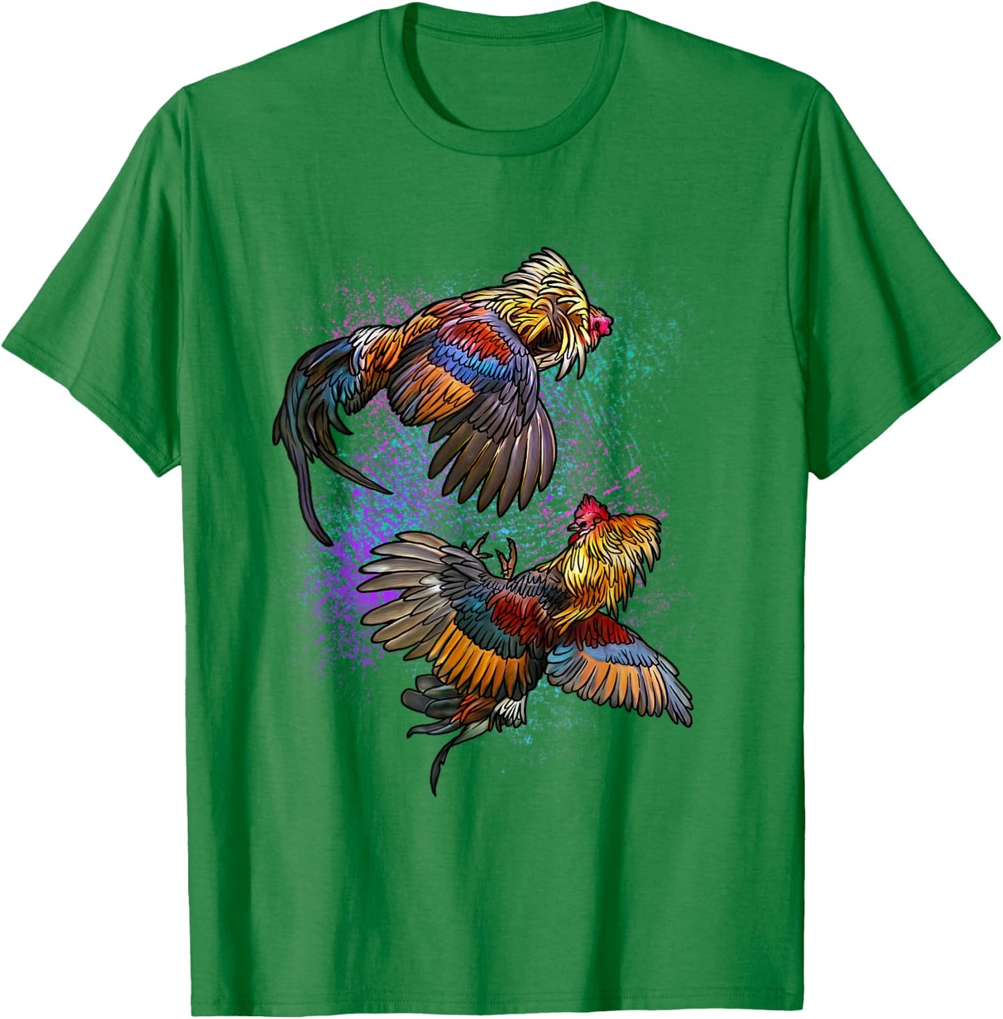 Peleas De Gallos Cockfighter Game Fowl Cockfighting Rooster T-Shirt - T-Shirt | Irish Green