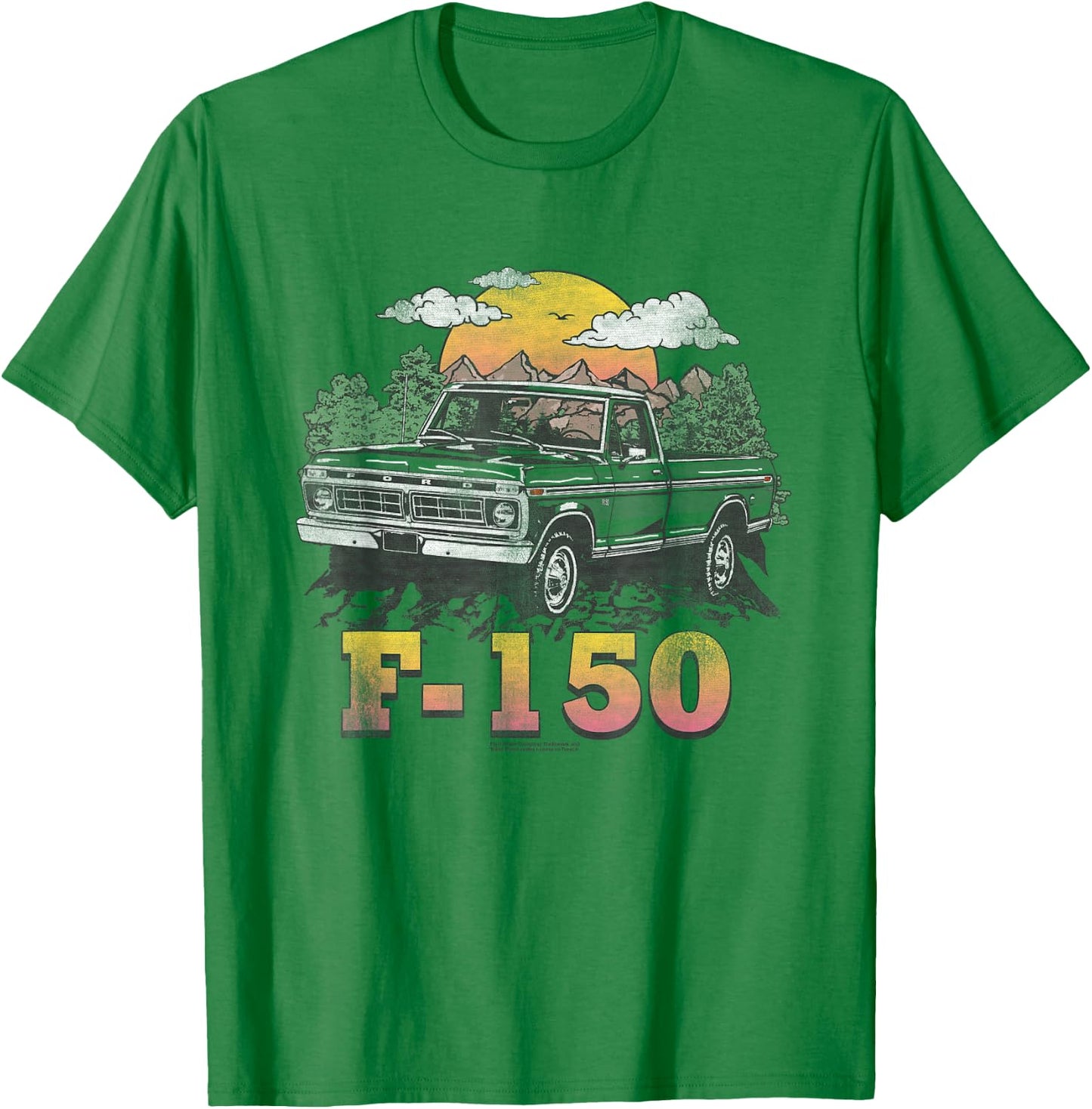 Ford Trucks F150 Mountain Ride T-Shirt - T-Shirt | Irish Green