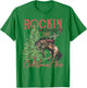 Rocking Around The Christmas Tree Christmas Cowboy Horse T-Shirt - T-Shirt | Irish Green
